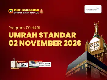 02 November 2026 (Ga) - 9 Hari Standar + Kereta Cepat + Koper Kabin