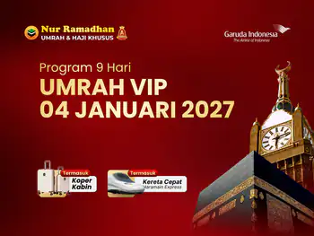 04 Januari 2027 (Ga) - 9 Hari Vip + Kereta Cepat + Koper Kabin