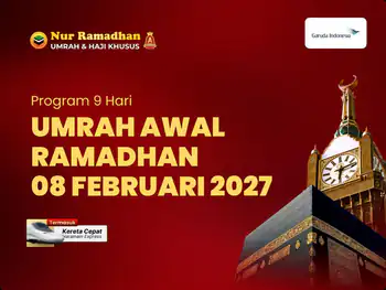 08 Februari 2027 (Ga) - 9 Hari Awal Ramadhan + Kereta Cepat