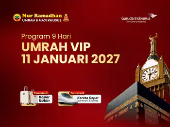 11 Januari 2027 (Ga) - 9 Hari Vip + Kereta Cepat + Koper Kabin