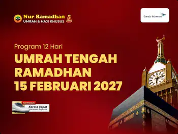 15 Februari 2027 (Ga) - 12 Hari Tengah Ramadhan + Kereta Cepat
