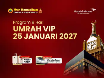 25 Januari 2027 (Ga) - 9 Hari Vip + Kereta Cepat + Koper Kabin
