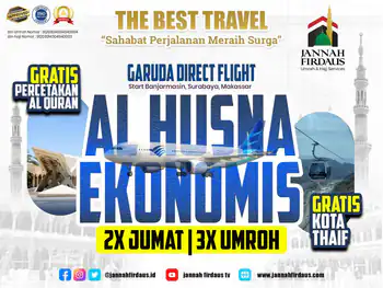 Al-husna Ekonomis 1448 / Start Banjarmasin/ Surabaya/ Makassar - 12 Januari 2027