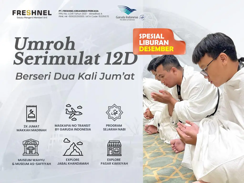 45. Umroh Serimulat Akhir Tahun 12d