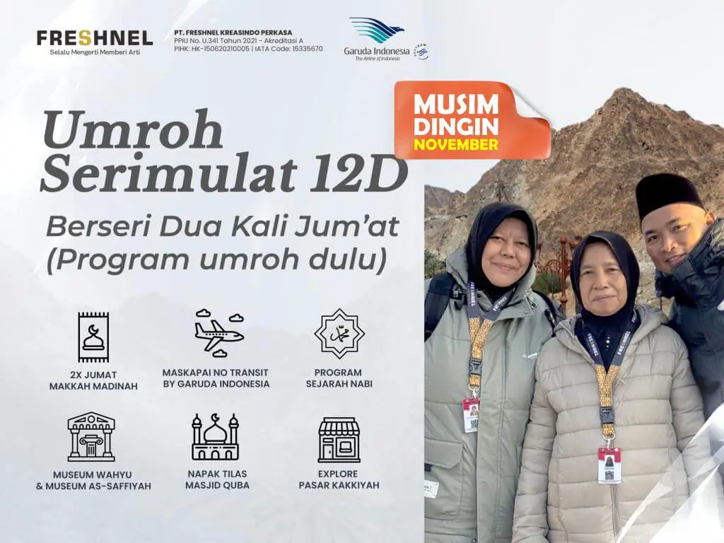 52. Umroh Serimulat 12d - Spesial Musim Dingin November