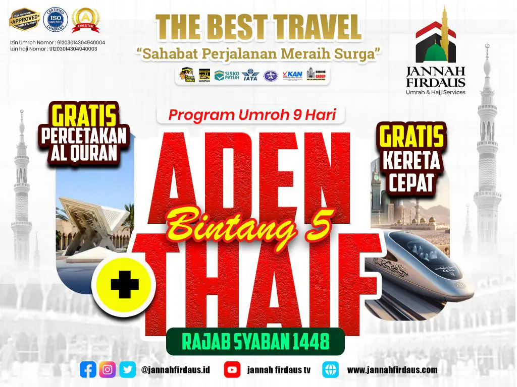 Aden Akhir Tahun / Rajab Sya'ban - 28 Desember 2026