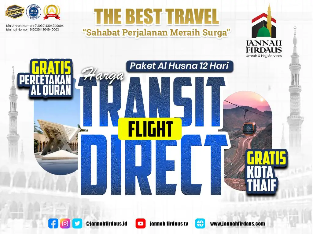 Al Husna Umrah New Season (Direct) - 01 Desember 2026