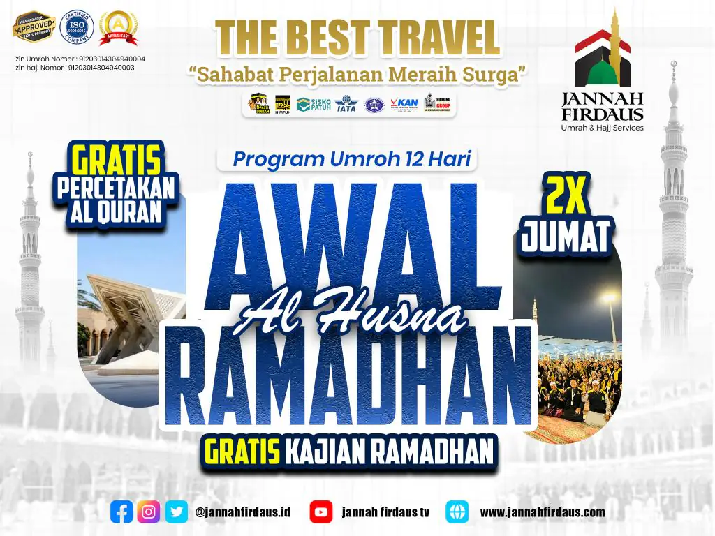 Awal Ramadhan Al-husna 1448h - 06 Februari 2027