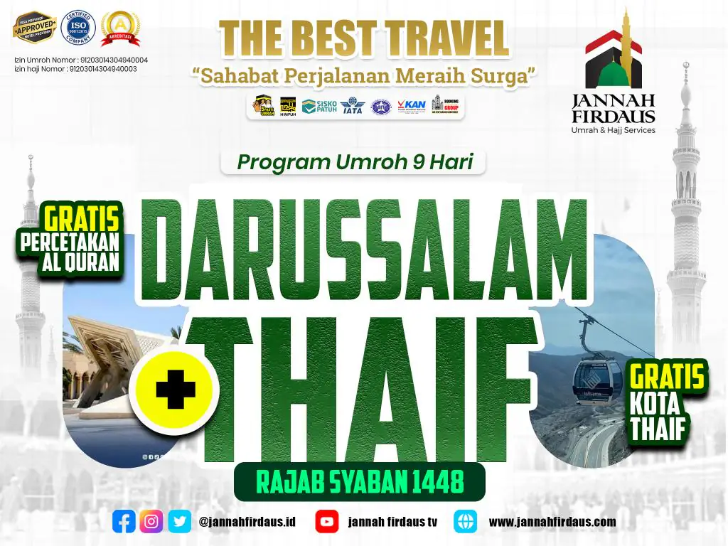 Darussalam Akhir Tahun/ Rajab Sya'ban - 25 Desember 2026
