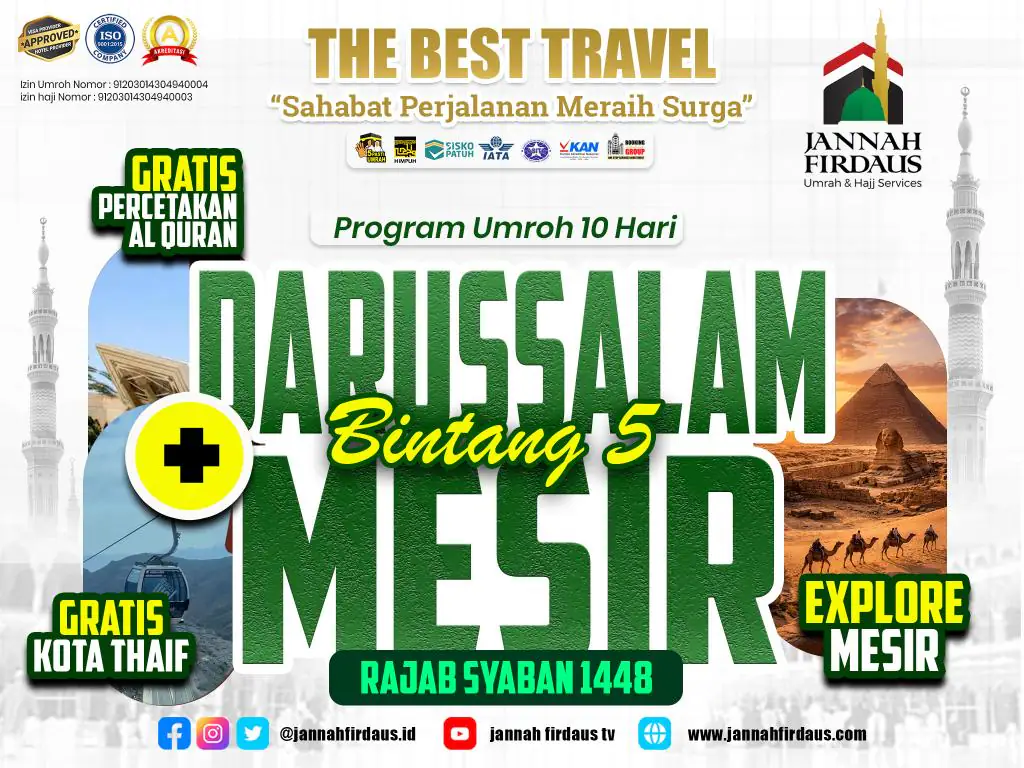 Darussalam Plus Mesir Bintang 5/ Rajab Sya'ban - 23 Desember 2026