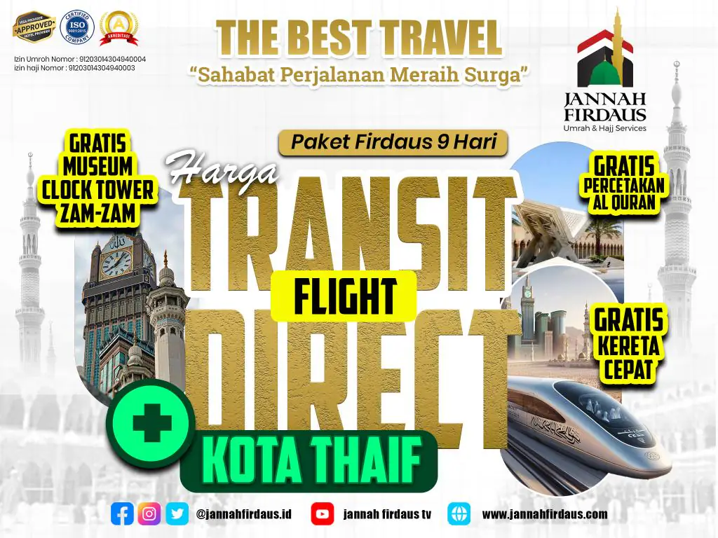Firdaus Umrah New Season (Direct) - 02 Desember 2026