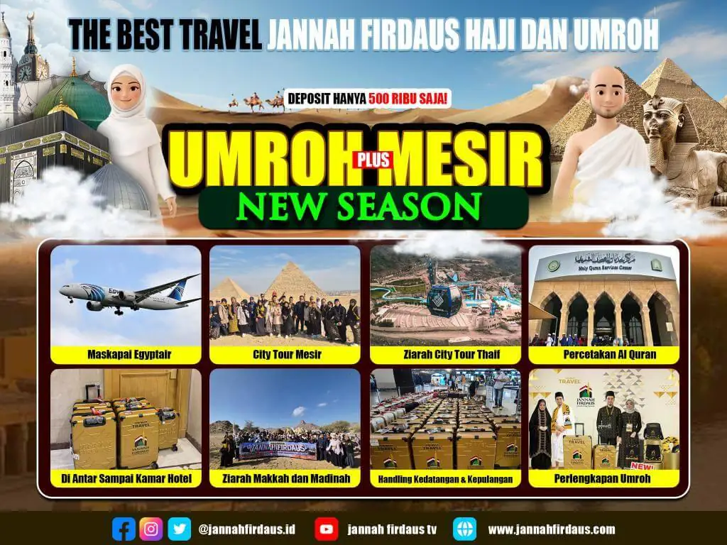 Mesir Umrah New Season 1448 H Bintang 5 - 04 Desember 2026