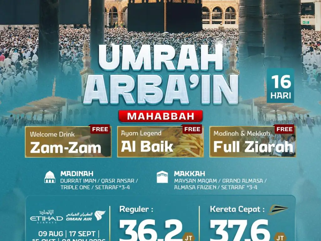 Umrah Arba'in 16 H By Ey/wy ( Mahabbah )