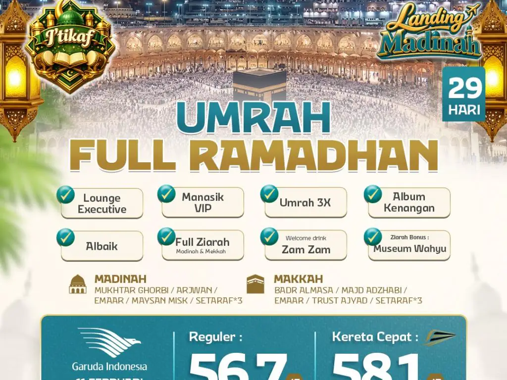 Umrah Full Ramadhan 29 H By Ga (I' Tikaf )