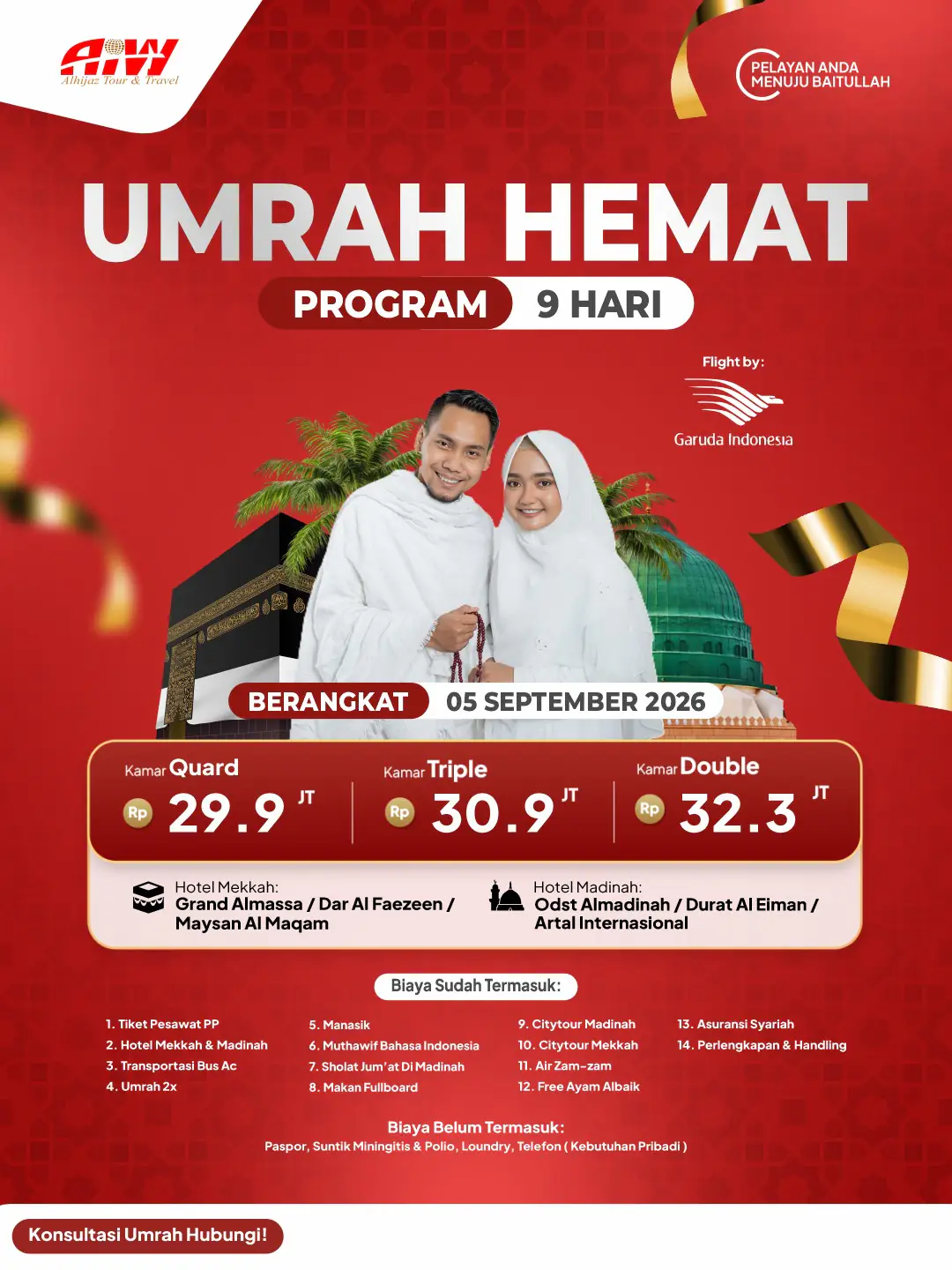 Umrah Hemat 9hr