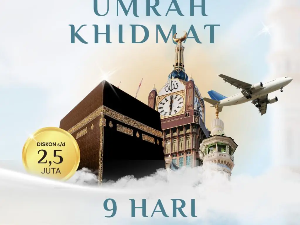 Umrah Khidmat 20 Januari 2027 ( 9 Hari )