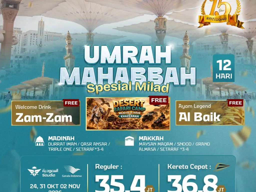 Umrah Mahabbah 12h By Sv / Ga (Spesial Milad)
