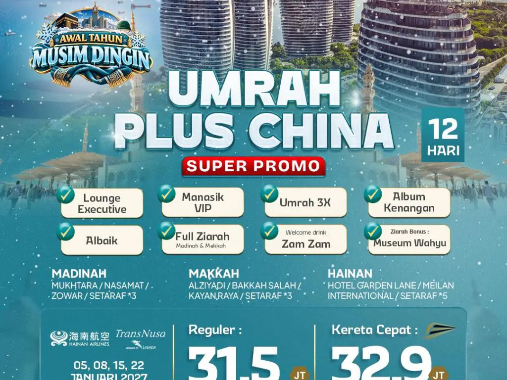 Umrah Plus China 12 H By Hu / 8b (Super Promo )