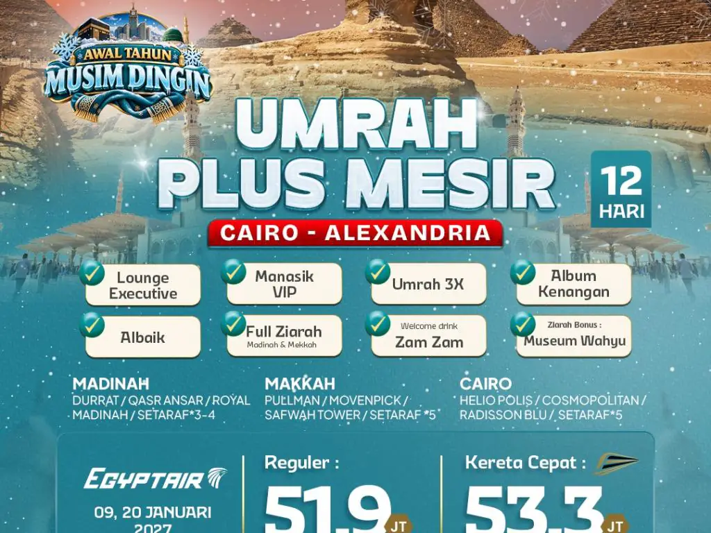 Umrah Plus Mesir 12 H By Ms *5
