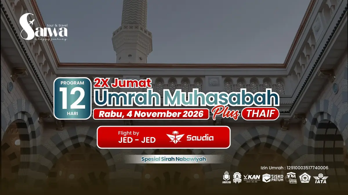 Umrah Plus Thaif Muhasabah Salwa 04 November 2026
