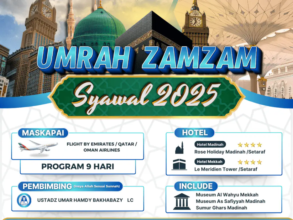 Umrah Zam Zam Syawal 1446 H