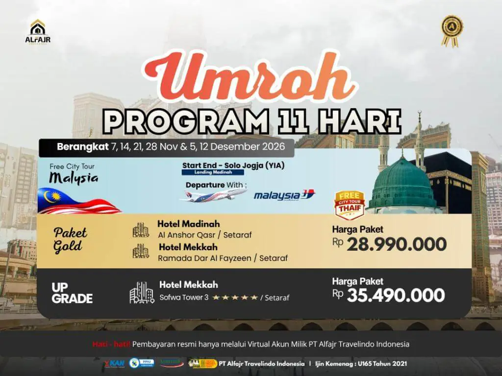 Umroh 05 Desember 2026 11 Hari By Mh - 05 Desember 2026