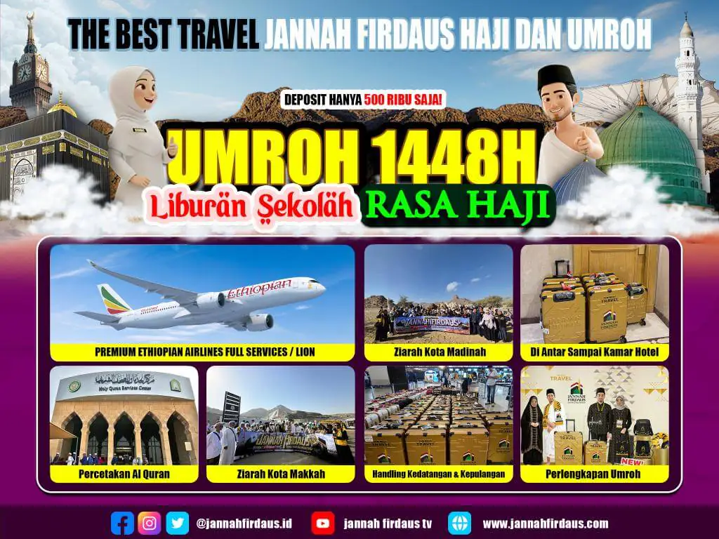 Umroh Arbain 1448 H Juni - Desember - 24 November 2026