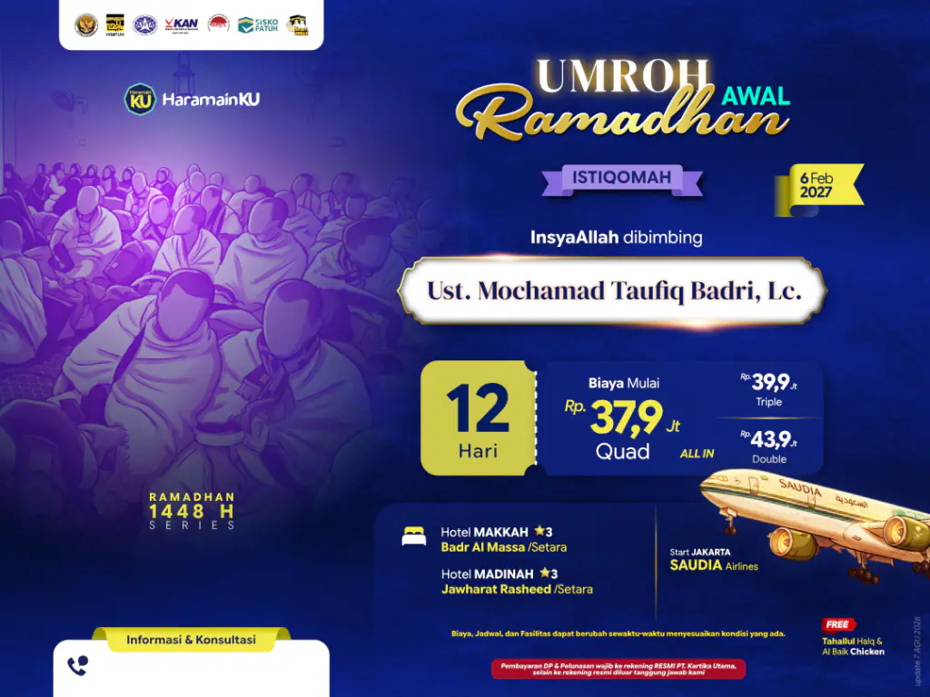 Umroh Awal Ramadhan - 06 Februari 2027 (12d)