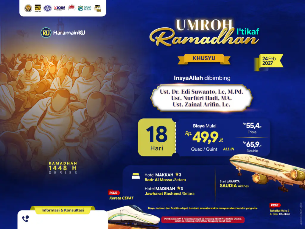 Umroh Itikaf Khusyu - 24 Februari 2027
