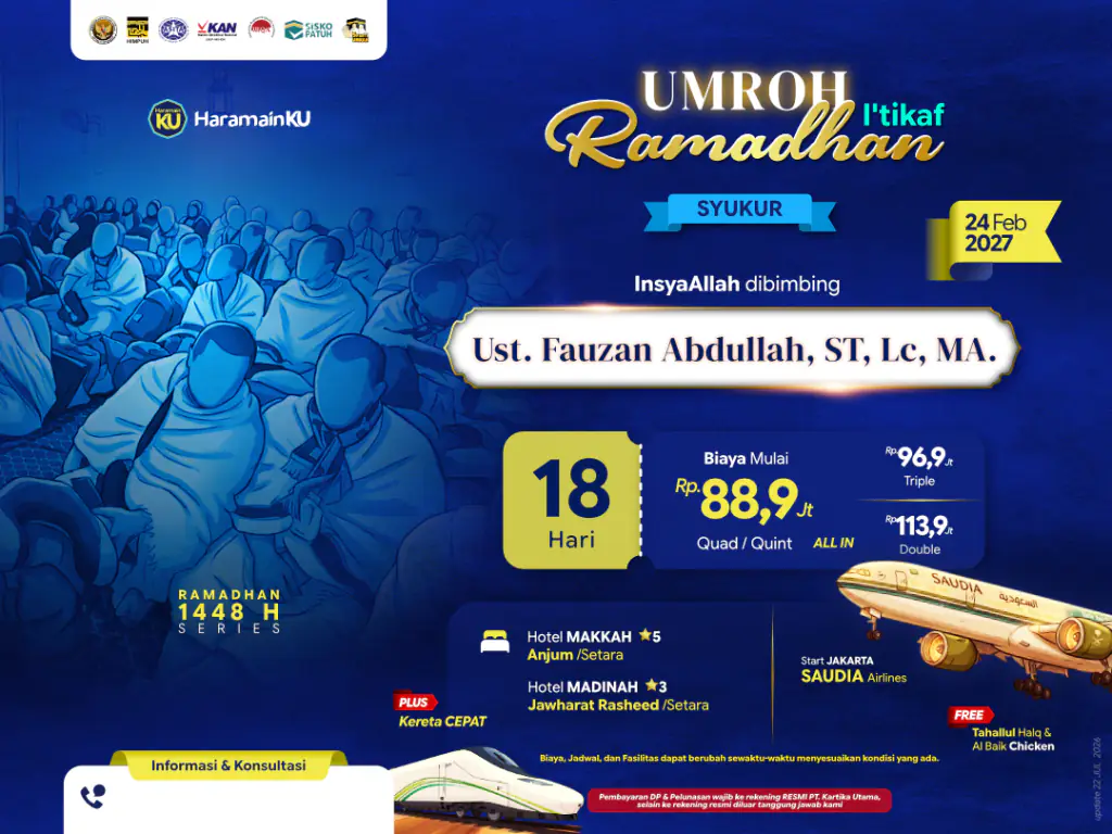 Umroh Itikaf Syukur - 24 Februari 2027