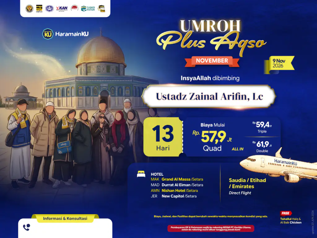 Umroh Plus Aqso - 09 November 2026