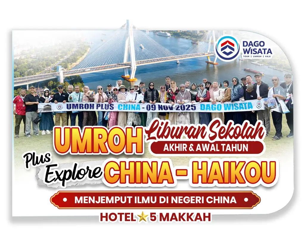 Umroh Plus China Haikou Liburan Akhir & Awal Tahun