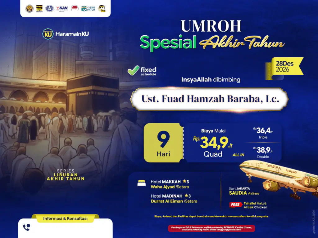 Umroh Spesial Akhir Tahun - 28 Desember 2026