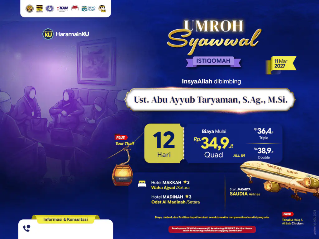 Umroh Syawal - 11 Maret 2027 (12d)