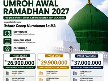Gold - Umroh Awal Ramadhan 2027 - 09 Februari 2027