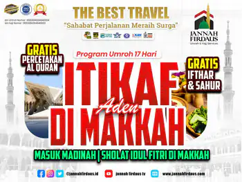Itikaf Ramadhan Aden 1448 (Masuk Madinah - Itikaf Makkah) - 24 Februari 2027