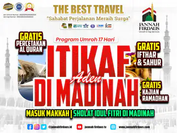 Itikaf Ramadhan Aden 1448 (Masuk Makkah - Itikaf Madinah) - 24 Februari 2027
