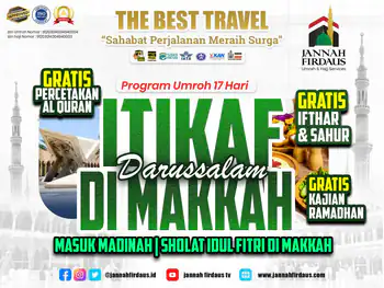 Itikaf Ramadhan Darussalam 1448 (Masuk Madinah - Itikaf Makkah ) - 24 Februari 2027