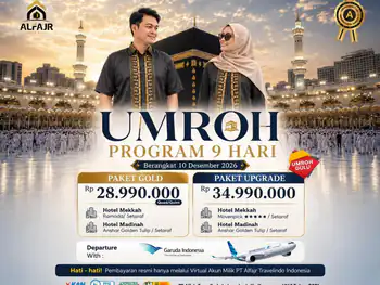 Paket Umroh 10 Desember 2026 By Garuda Indonesia 9d Gold - 10 Desember 2026