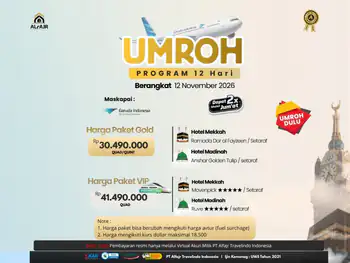 Paket Umroh 12 November 2026 Garuda 12h Vip - 12 November 2026