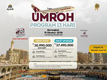 Paket Umroh 15 Oktober 2026 13 Hari - 15 Oktober 2026