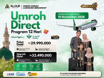 Paket Umroh 19 November Sv 12h Upgrade - 19 November 2026