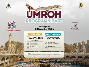 Paket Umroh 2 November 2026 9h By Qatar - 02 November 2026