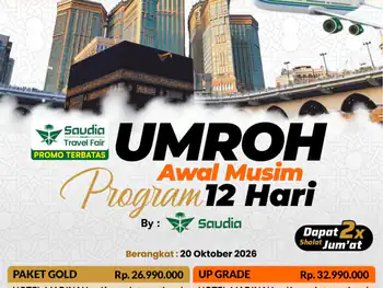Paket Umroh 20 Oktober 2026 Sv 12 Hari - 20 Oktober 2026