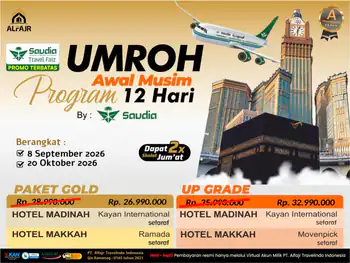 Paket Umroh 20 Oktober 2026 Sv 12h - 20 Oktober 2026