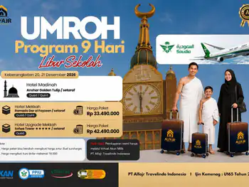 Paket Umroh 21 Desember 2026 By Saudia 9h - Grup 1 - 21 Desember 2026