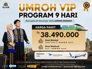 Paket Umroh 26 November 2026 Garuda 9h Vip - 26 November 2026