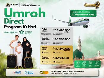 Paket Umroh 27 November 2026 Sv 10h [Upgrade Silver] - 27 November 2026