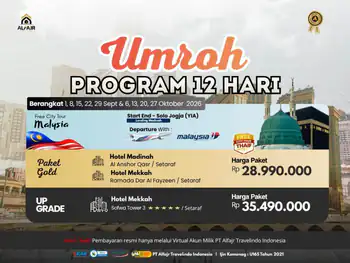 Paket Umroh 29 September 2026 12h Mh - 29 September 2026