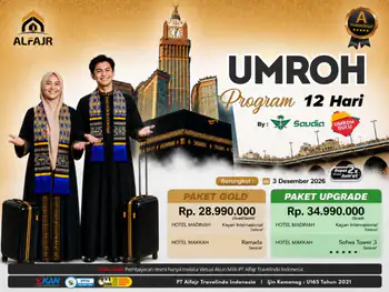 Paket Umroh 3 Desember 2026 Sv 12h Upgrade - 03 Desember 2026
